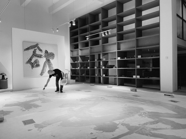 布展中